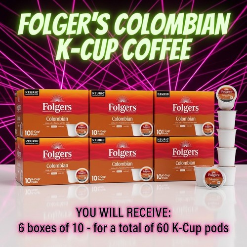 Kcup folgers colombian - 60,