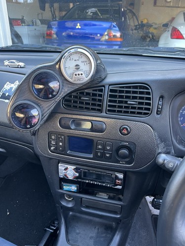 Jdm tri carbon gauge pod - carbon, for