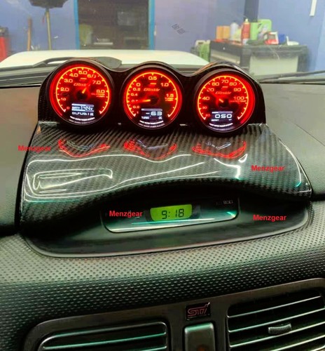 Carbon fiber triple gauge pod - triple,
