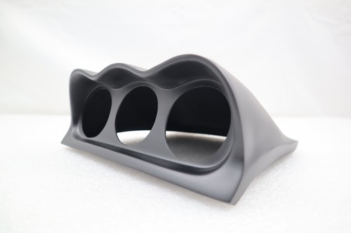 Fiberglass triple dash gauge - fiberglass,